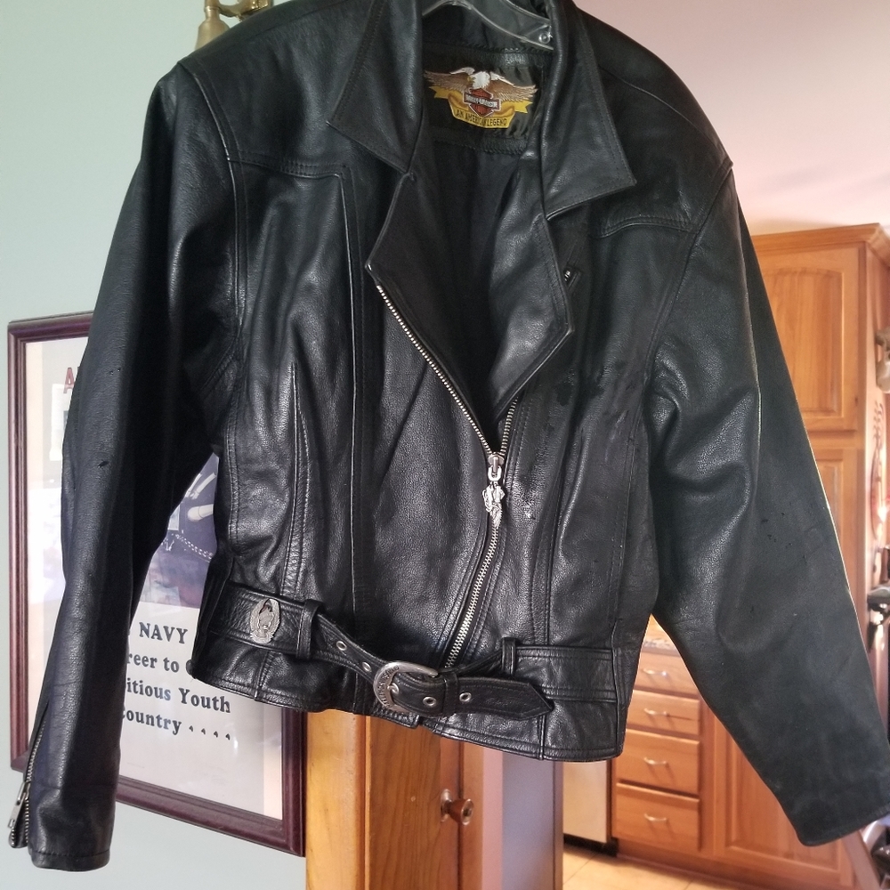 Womens Vintage Harley Davidson Coat
